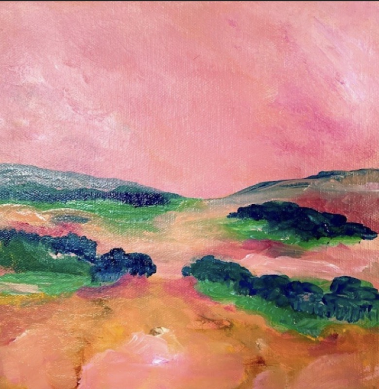 Sunset in the valley – Mount Mee II by Amanda Hellyer