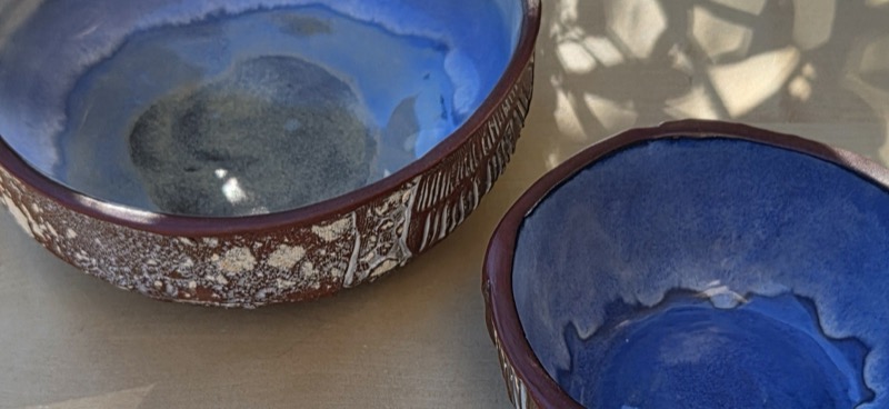 Sacred Triglaze Bowl by Christine Van Ommeren