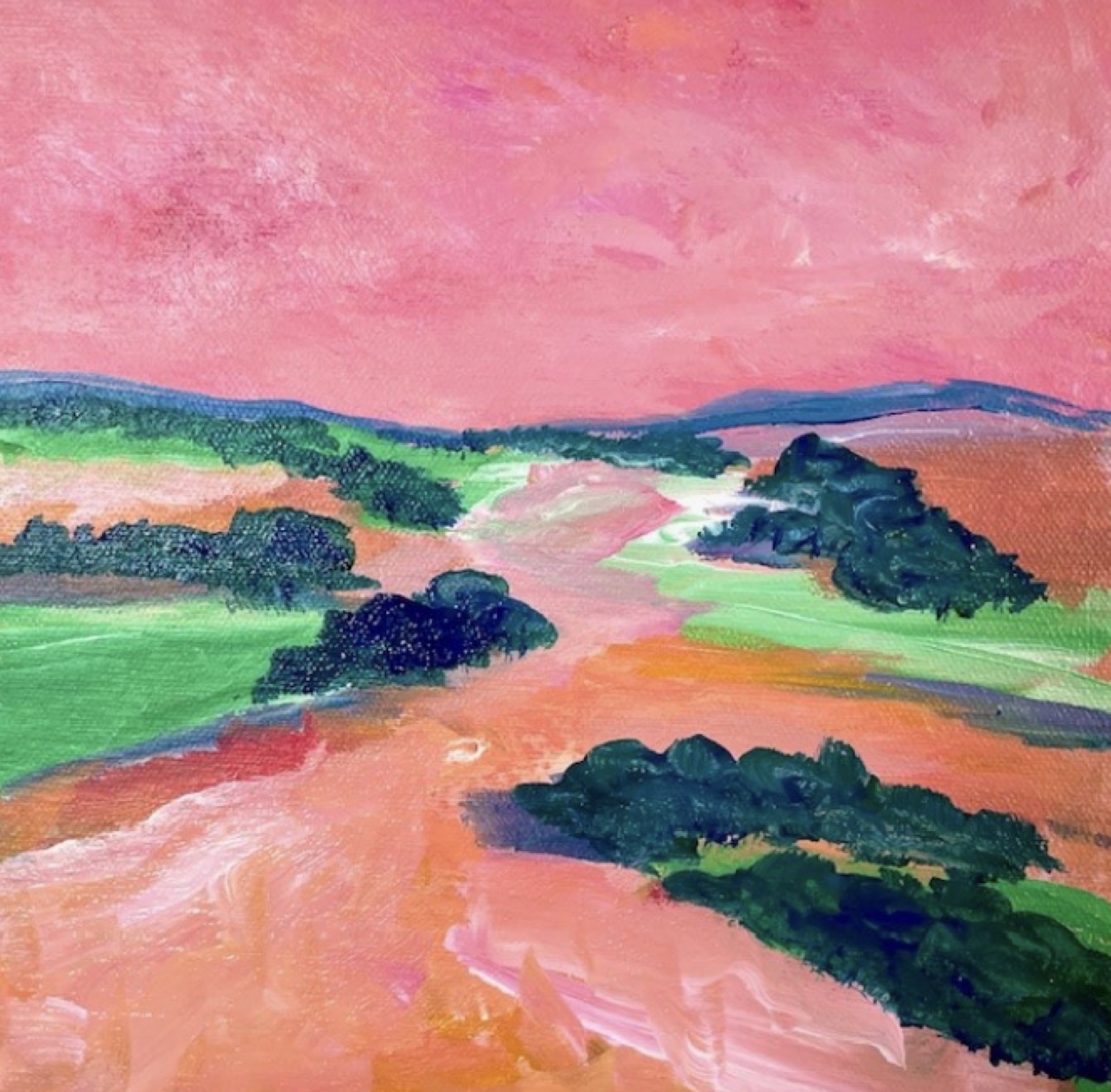 Sunset in the Valley – Mount Mee III by Amanda Hellyer
