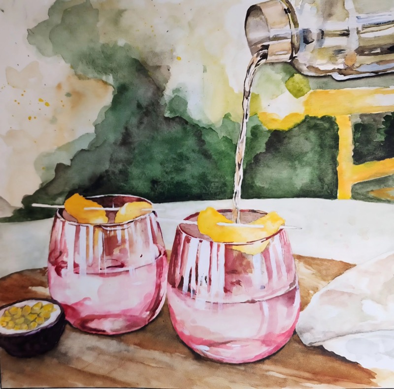 Pink Gin-Ger and Spice by Kaitlin V. Cole