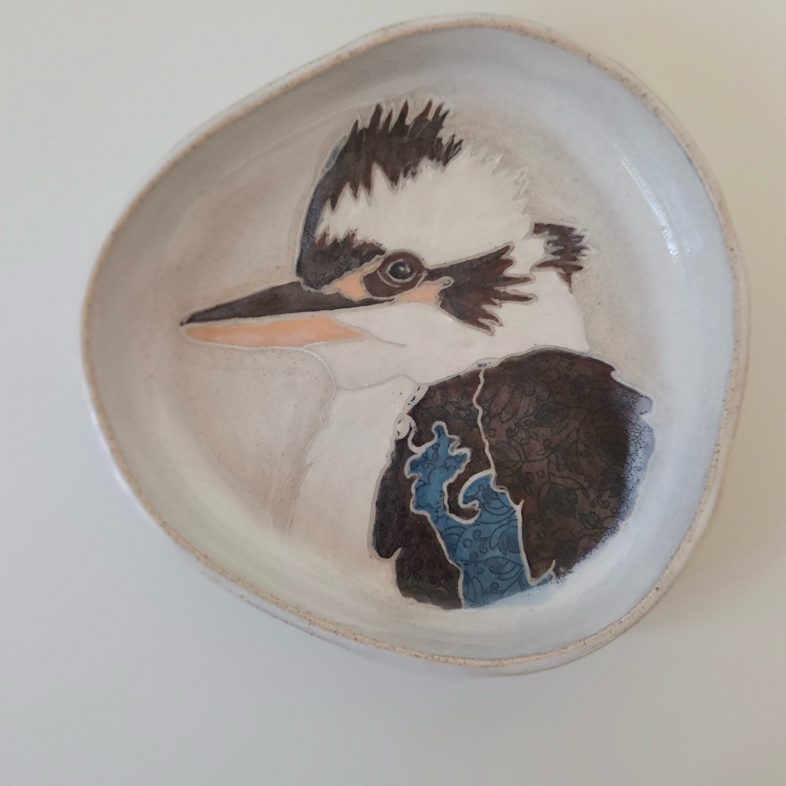 Kookaburra-Small Blate by Christine Van Ommeren