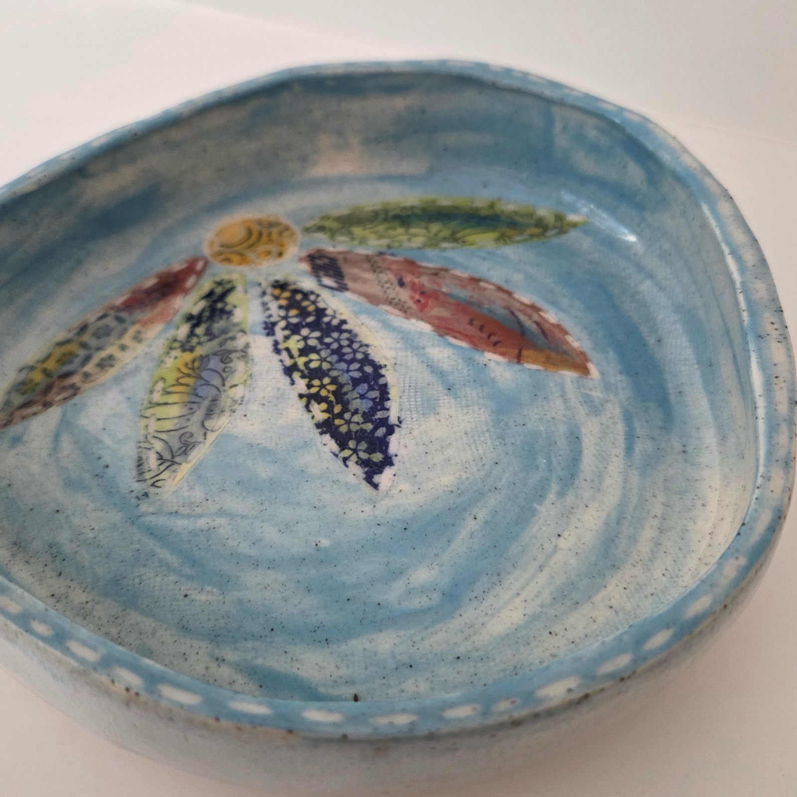 Fusion- Embroidery- Small Blate by Christine Van Ommeren