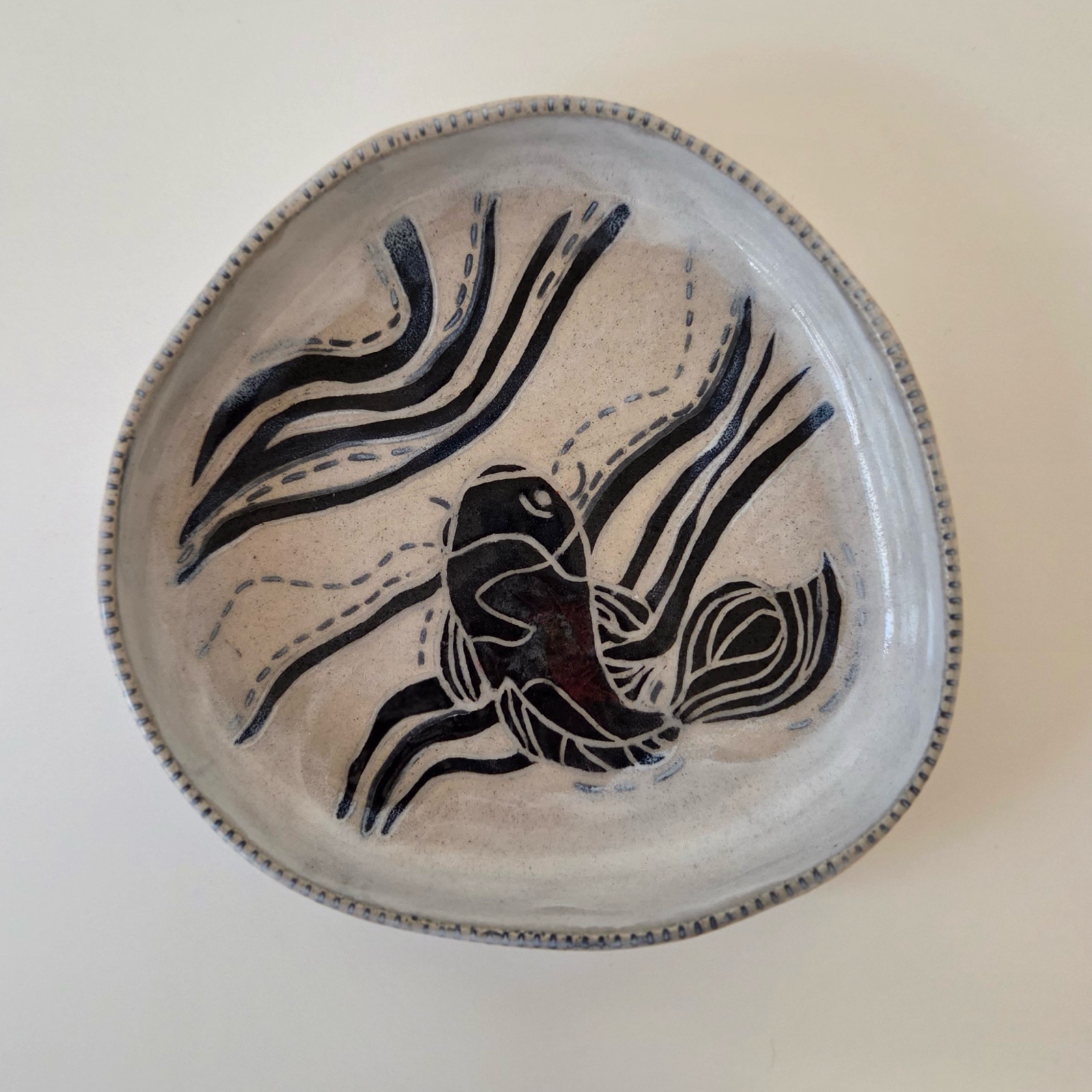 Little Oriental Fish- Small Blate by Christine Van Ommeren